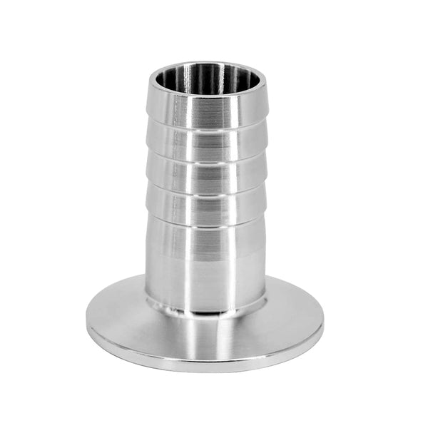 Beduan 1.5" Tri Clamp to 1-1/4" Barb Fitting, Stainless Sanitary Home Brew Adapter