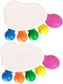 NUOBESTY 2 Sets Creative Funny Foot Shaped Highlighter Marker Pens for Students