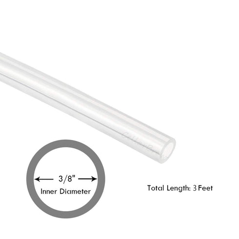 3/8" 3/8" 1/2" 3 ID Silicon Tubing, JoyTube Food Grade Silicon Tubing ID x OD Feet High Temp Pure Silicone Hose Tube