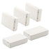 Zulkit 5Pcs ABS Plastic Electrical Project Boxes, Small Junction Box, White, 2.28 x 1.38 x 0.59 inch