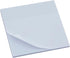 Paper Junkie 12-Pack 3x3-Inch Transparent Sticky Notes, 600 Sheets Total, Clear Plastic Self-Stick Sheets for Notes
