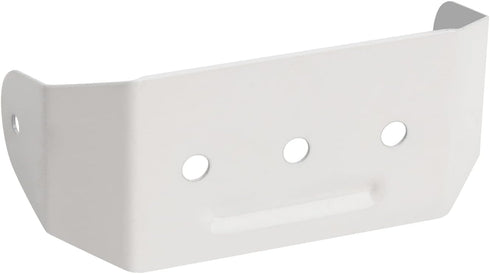 Downspout Adapter Gutter Pipe Clip Hidden Bracket Set of 2, 2x3, White