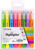 Journaling,8 20222 YISAN Bible Highlighters No Bleed,Gel Highlighter,Dry Highlighters,Crayon Marker Pens for Bible