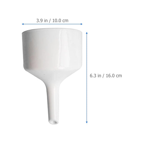 Buchner Funnel Laboratory Tool, Chemistry Strainer Funnel for Filtration, Ceramic Pottery Funnel for Student Liquid