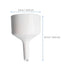 Buchner Funnel Laboratory Tool, Chemistry Strainer Funnel for Filtration, Ceramic Pottery Funnel for Student Liquid