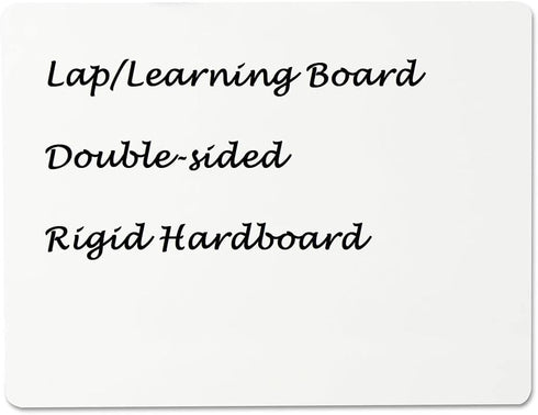 Universal UNV43910 Unruled Lap/Learning Dry-Erase Board, 11.75 in. x 8.75 in. White Surface (6/Pack)