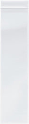 Plymor 2 Mil Zipper Reclosable Plastic Bags, 3" x 12" (Pack of 100)