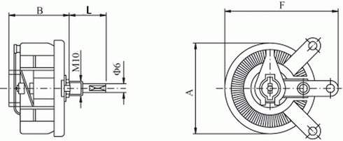 Electronics-Salon 25W 20 OHM High Power Wirewound Potentiometer, Rheostat, Variable Resistor