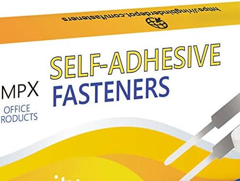 OLYMPX 100 Pcs Economy Self-Adhesive Prong Paper Fastener Bases, 1 Inch Capacity, 2.75 Inch Base for Paper File Clip