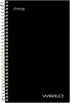 Top Flight Wired 3-Subject Notebook, 120 Sheets, Ideal for School and Work