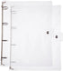 SUPERFINDINGS 2PCS Clear A4 Notebook Binder, PVC Plastic Covers, 4 Rings, Loose Leaf Binder, 12.4x10.4x1.18inch