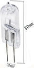 NTZTO G4 Bulb 12V 20W, 280 2700K 360 2-Pin Halogen Lumens Warm White, High CRI, Beam Angle, Base for Chandelier, Under