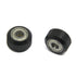 Zeberoxyz 10pcs POM Small Pulley V-Slot Wheels Kit with Double Bearing+10pcs Hexagonal Eccentric Column+10pcs Round Isolation Column for Aluminum Extrusion 3D Printer Parts (30pcs/Kit Small Wheels)