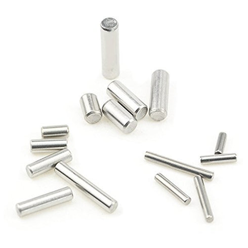 XINGYHENG 75PCS M2 M3 M4 304 Stainless Steel Dowel Pins Assortment Kit, Round Straight Pin Set with Storage Box
