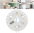 15W Dimmable 5.3 Inch 3CCT 3000K 4200K 6500K Hyuduo LED Ceiling Fan Light Retrofit Kit Round Aluminum PC for Pendant