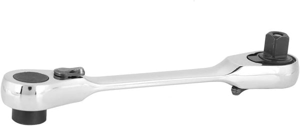 1/4" Drive Mini Ratchet Wrench, 72-Tooth Quick Release Socket Screwdriver, 1/4 Inch Mini Allen Wrench (107mm)