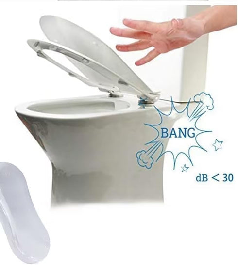 5 Set, Pcs Transparent Toilet Seat Bumper Silicone Strong Adhesive Toilet Seats Lid Bumpers, Toilet Seat Buffers Toilet