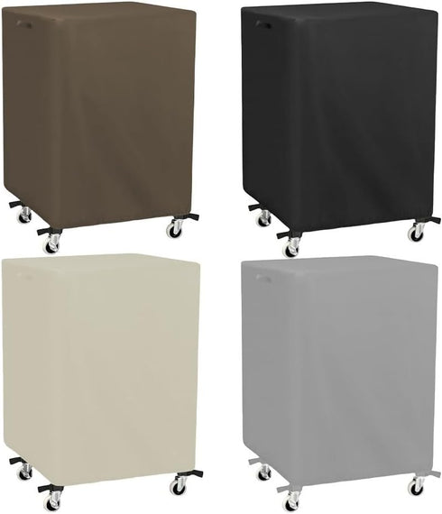 CNANRNANC 420D 72x46x102cm(Coffee) for MEDIA Cart Cover Oxford Waterproof Dustproof AV Equipment Protective Cover