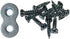 Heavy Duty Figure 8 Table Top Connector or Desk Top Fastener Clip, 20-Pack with Screws, 12 Gauge Steel