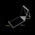 Teensery 4 Pcs Shoe Store Display Stand Clear Acrylic Sandal Rack Holder Sports Shoe Display Stand High Heel Holder