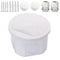 Junction Box, Zulkit Project Box with Reserved Holes, IP55 Waterproof Dustproof Electrical Box, White