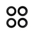 LannuMet 4-Pack E26 Light Bulb Socket Retainer Rings for Standard E26 Base Lampshades,