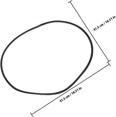 41.5cm Sosoport Salon Chair Rubber Base Ring Gasket Anti-Slip Chair Rings Gasket Floor Protector for Styling Salon