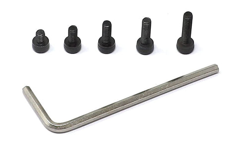 iexcell 125 Pcs M3 x 4/6/8/10/12 Alloy Steel 12.9 Grade Hex Socket Head Cap Screws Bolts Assortment Kit