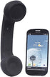 Wireless Retro Telephone Handset and Radiation-Proof Headset Receivers for Mobile Phone, Comfortable Call, Black