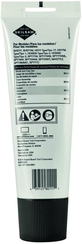 80111 SKIL Worm Drive Saw Lubricant, Black