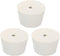 MECCANIXITY 3 Pieces Rubber Tapered Plug, 45mm to 56mm with Hole Test Tubes Bungs Stopper for Lab Home