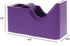 JAM PAPER Colorful Desk Tape Dispensers - Purple, Sold Individually
