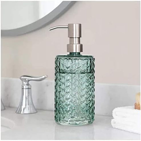 ERoomQ Art Soap Dispenser for Bathroom Kitchen Hotel, Ceramic Hand Sanitizer Bottle Nordic Large Capacity Hand