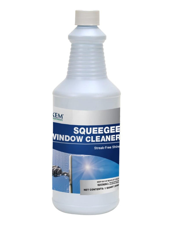 3480 Squeegee Concentrated Non-Streak Window Cleaning Solution - 32oz for Professionals and Homeowners