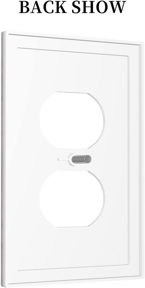 Tropical Summer Beach Sunset 1 Gang Outlet Covers, Duplex Receptacle Wall Plate Decorative Electrical Faceplate