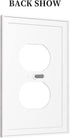 Tropical Summer Beach Sunset 1 Gang Outlet Covers, Duplex Receptacle Wall Plate Decorative Electrical Faceplate