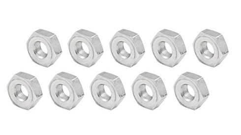 Generic 0.50-20 in. Right Hand Aluminum Jam Nuts - Pack of 10