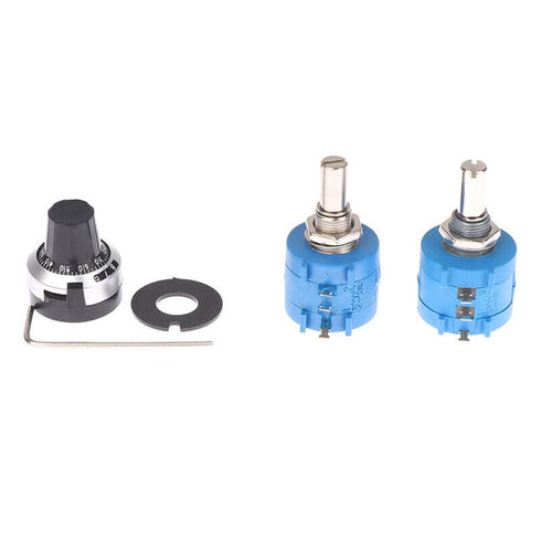 2PCS 3590s-2-101 Multi-Turn Potentiometer, 1K to 100K Variable Resistor Precision Control