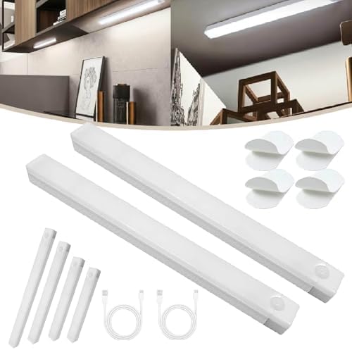 Generic Punch-Free Smart Sensor Magnetic Rechargeable Led Lights, Motion Sensor Cordless Under Cabinet