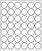 ChromaLabel 1.25 Inch Round Printable Labels, 1050 Stickers per Pack, White for Laser and Inkjet Printers
