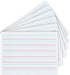 Two-Sided Primary Lined Dry Erase Boards, Non-Magnetic, 6 Boards