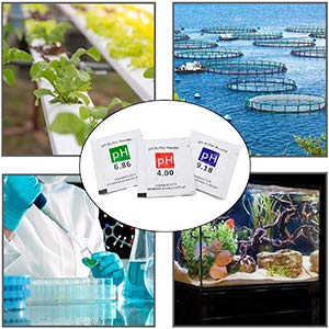 DuvinDD 18 Pack pH Meter Buffer Solution Powder, Calibration Solution Packets for Precise pH Meter