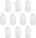 Othmro 10pcs 250ml Plastic Lab Chemical Reagent Bottles, Small Mouth Liquid Storage Containers