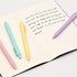 Kaco Pure Retractable Gel Ink Pens, 5-Pack Macarons Color, Black Ink 0.5mm Extra Fine Point