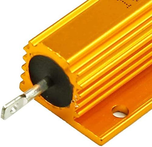 Dahszhi 100W Wirewound Resistor, 2 Ohm Aluminum Power Metal Shell Case, 2pcs