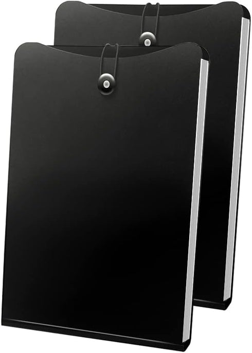 Vertical Expanding Accordion File Folder with 7 Pockets, Multi Pocket Organizer A4 Letter Size for Easy Backpack Access