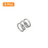 uxcell 5Pcs Compression Spring, Wire Diameter 0.024", 304 Stainless Steel Coil Mechanical Spring, Silver