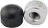JianLing 10PCS M4 9x11mm 5xChrome 5xBlack Screw Caps for Light Fixtures Hand Tightened Knurled Knob Nuts Replacement