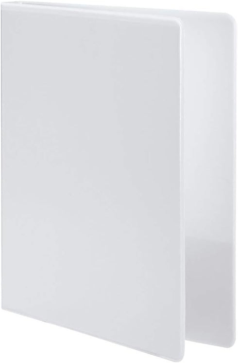 Wilson Jones 3 Ring Binder, 1/2 Inch Round Ring View Binder, Letter Size, White (W362-13WV)