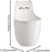 Ciieeo Cartoon Cat Hanging Sundries Storage Box White, Multi-functional No-drill Office Desk Side Organizer with Pen